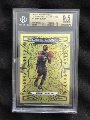 Jimmy Butler Obsidian Yellow /10 front