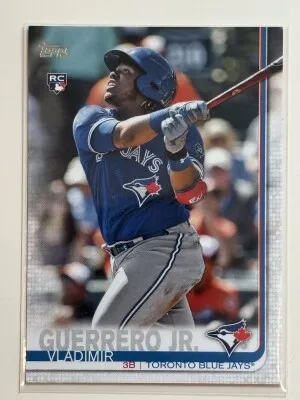 VLADIMIR GUERRERO JR. 2019 TOPPS MISSING CARD NUMBER (ROOKIE) front