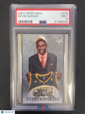 2007 Upper Deck Kevin Durant #234 PSA 9 front