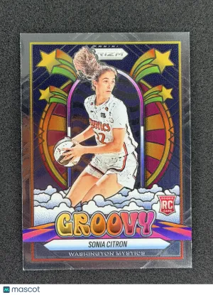 Sonia Citron 2025 Panini Prizm WNBA 13 Groovy Washington Mystics