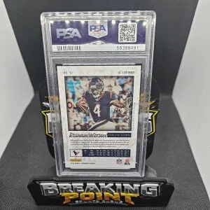 2018 Panini Luminance Deshaun Watson Blue 70/99 PSA10 back