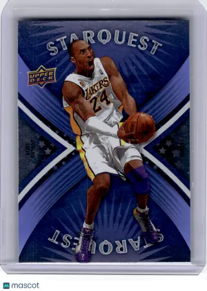 2008 StarQuest Kobe Bryant #SQ-5 Blue Rare front