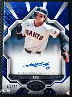 2025 Topps Tier One - Breakout Autographs Jung-Hoo Lee #BOA-JH /149 (AU)