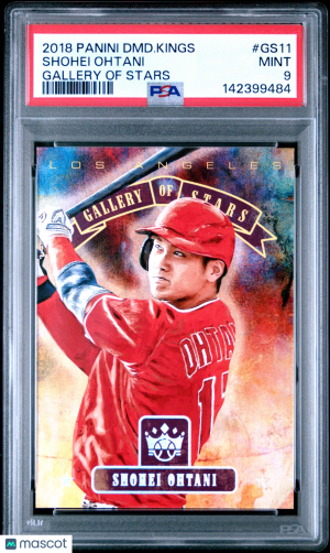 2018 Panini Diamond Kings Gallery Of Stars Shohei Ohtani #GS11 PSA 9 front