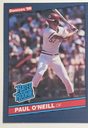 PAUL O'NEILL 1986 DONRUSS 37 front
