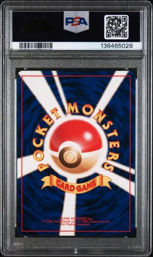 Dark Charizard 1997 PM Pokemon Japanese Rocket #6 Holo PSA6 EX-MT back