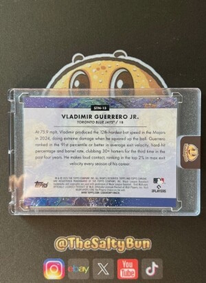 Vladimir Guerrero Jr 2025 Topps Stars in the Night Orange /25 STN-13 back