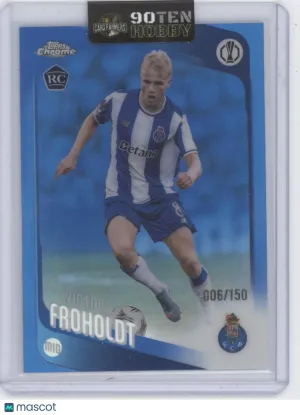 2026 Topps Chrome Victor Froholdt Victor Froholdt #91 Blue /150 RC