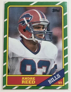 ANDRE REED 1986 TOPPS 388 front