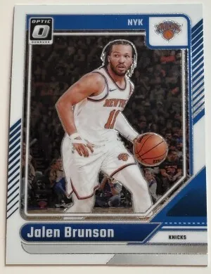 JALEN BRUNSON 2024 PANINI DONRUSS OPTIC 78 front