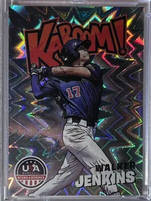 2023 Panini - USA Baseball Stars & Stripes Walker Jenkins Kaboom front