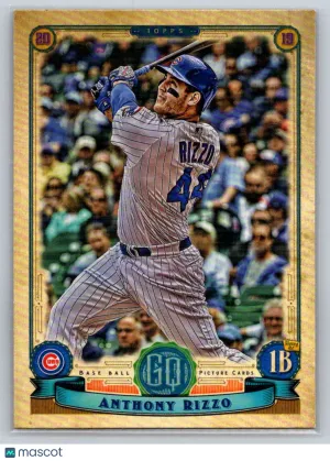 Anthony Rizzo 2019 Topps Gypsy Queen 32 Chicago Cubs