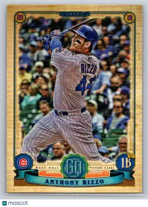 Anthony Rizzo 2019 Topps Gypsy Queen 32 Chicago Cubs