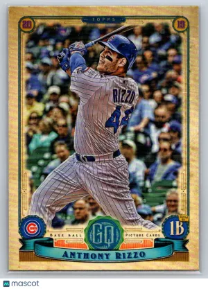 Anthony Rizzo 2019 Topps Gypsy Queen 32 Chicago Cubs