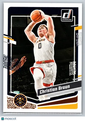 2023-24 Donruss Christian Braun #160 Denver Nuggets