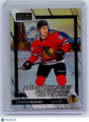 2024 O-Pee-Chee Platinum Connor Bedard Pond Hockey Rookie front