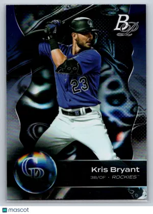 Kris Bryant 2023 Bowman Platinum 50 Colorado Rockies