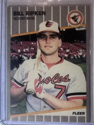 1989 Fleer Bill Ripken FF Error #616 front