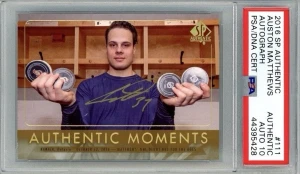 2016-17 SP Authentic Authentic Moments Auto Auston Matthews Rookie SSP