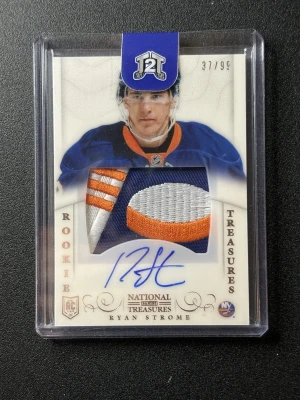 2013-14 Panini National Treasures Rookie TOP PATCH Auto /99 Ryan Strome