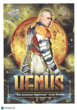 2026 Topps Chrome WWE Venus Cody Rhodes #PPV-1 front