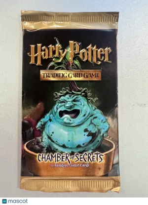 2002 Wizards of the Coast Harry Potter Chamber of Secrets Bster Pack front