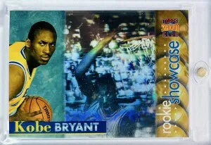 1996 Topps Stadium Club Kobe Bryant Rookie Showcase front