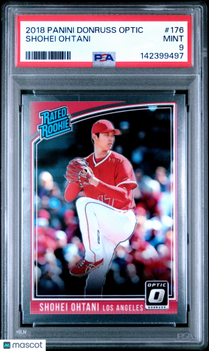 2018 Panini Donruss Optic Shohei Ohtani #176 front