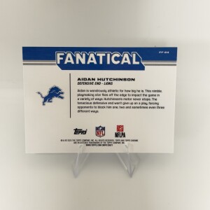 2025 Topps Chrome Fanatical Aidan Hutchinson #FF-24 Parallel/Variety Short Print back