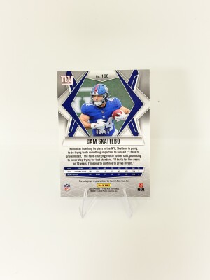2024 Panini Phoenix Football Cam Skattebo #168 Snowflake /35 RC back
