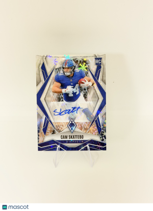 2024 Panini Phoenix Football Cam Skattebo #168 Snowflake /35 RC front