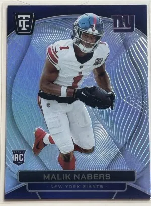 MALIK NABERS 2024 PANINI TOTALLY CERTIFIED 157 ROOKIE front