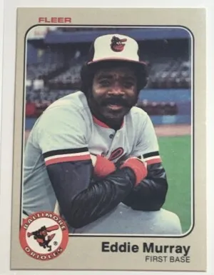 EDDIE MURRAY 1983 FLEER 67 front
