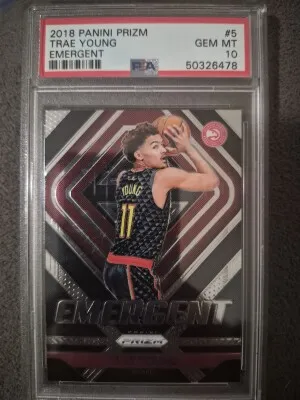 2018 Panini Prizm Emergent Trae Young Emergent front