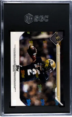 2023 Bowman University Now Shedeur Sanders SGC 10 back