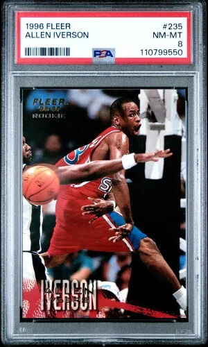 1996 Fleer Allen Iverson front