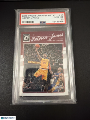 2016-17 Panini Donruss Optic LeBron James Kobe Bryant #15 [Base] Base Set front