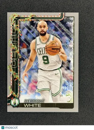 Derrick White 2025-26 Topps Holiday H6 Glitter Holiday Boston Celtics