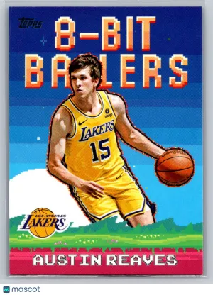 Austin Reaves 2025-26 Topps 8B-10 8-Bit Ballers Los Angeles Lakers