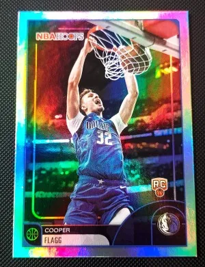 2025-26 Topps NBA Hoops Silver Holo Cooper Flagg #35 RC front