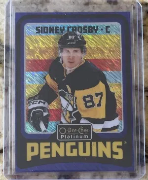 Sidney Crosby Blue Luster /100 front