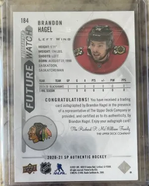 Brandon Hagel Future Watch Auto back