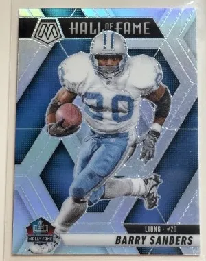 BARRY SANDERS  2025 PANINI MOSAIC 291 SILVER front