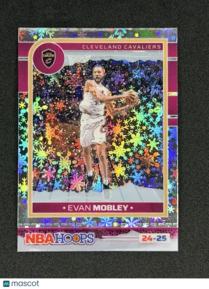 Evan Mobley 2024-25 Hoops Winter 82 Prizms Premium Cleveland Cavaliers