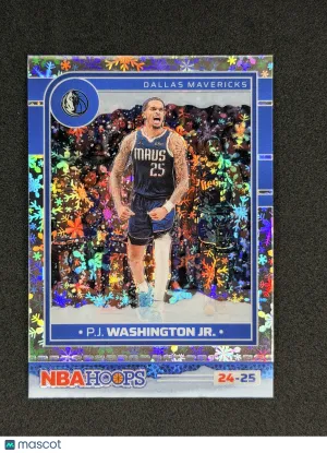 P.J. Washington Jr. 2024-25 Hoops Winter 39 Prizms Premium Dallas Mavericks