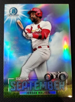 2023 Bowman - Sights On September Jordan Walker #SOS-19 (RC) front