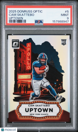 2025 Panini Donruss Optic Uptown Cam Skattebo #5 front