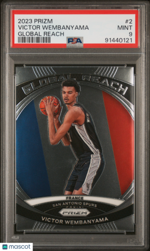 2023 Panini Prizm Global Reach Victor Wembanyama #2 front