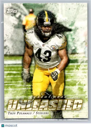 Troy Polamalu 2014 Topps GU-TP Greatness Unleashed Pittsburgh Steelers