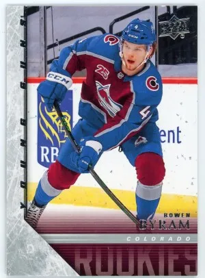 2020-21 Upper Deck #205 Bowen Byram Young Guns Retro Rookie front
